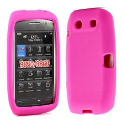 BlackBerry Torch 9850 9860 Silicon Soft Case (Hot Pink)